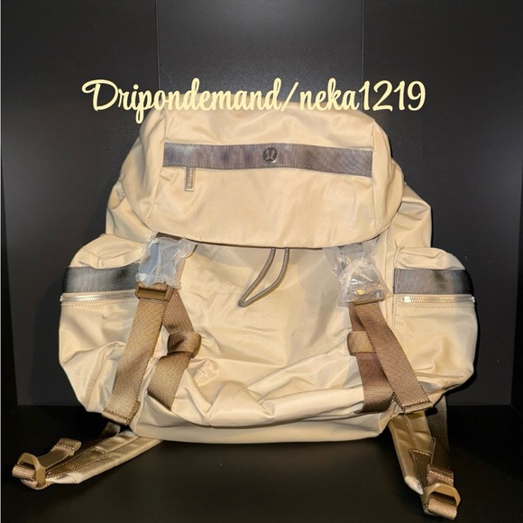 Lululemon Wunderlust Backpack Mini 14L- Trench/Allspice/Grey Sage